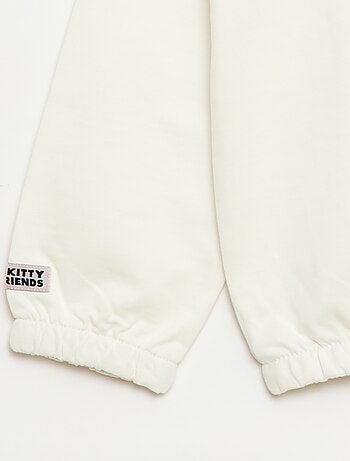 Felpa 'Hello Kitty' con stampe e ricami