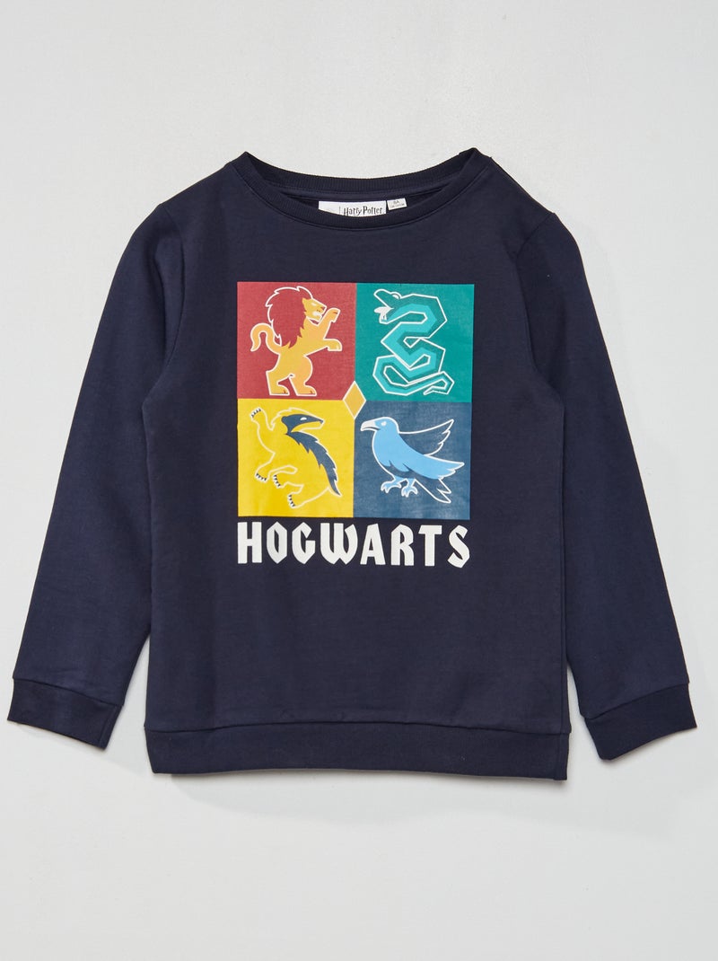 Felpa 'Hogwarts' 'Harry Potter' blu marine - Kiabi