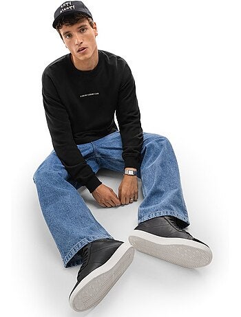 Felpa in cotone biologico da uomo lifestyle uomo relax