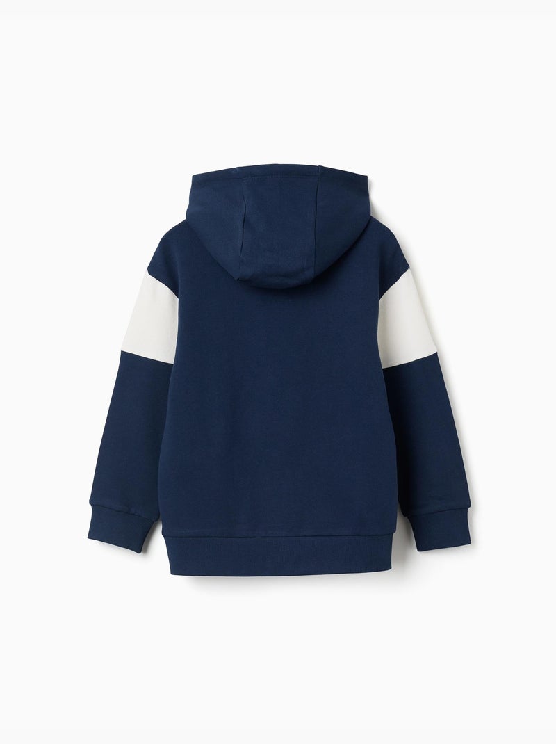Felpa in cotone con cappuccio e stampa spider-man Blu scuro - Kiabi