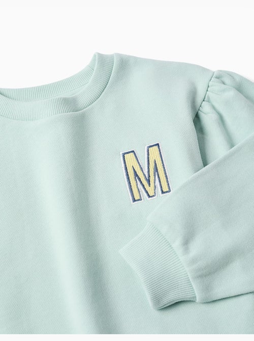 Felpa in cotone con m ricamata - Kiabi