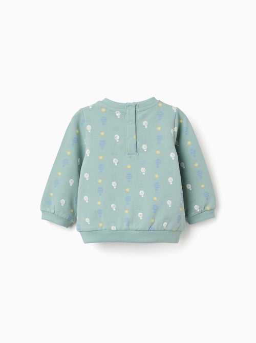 Felpa in cotone con motivo - Kiabi