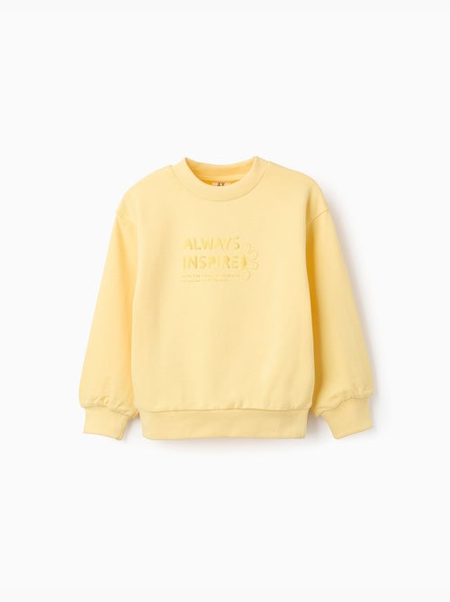 Felpa in cotone con stampa always inspired - Kiabi