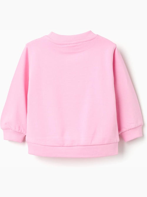 Felpa in cotone con stampa floreale frontale - Kiabi