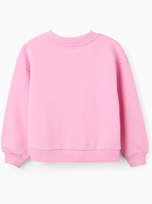 Felpa in cotone con stampa floreale frontale - Kiabi