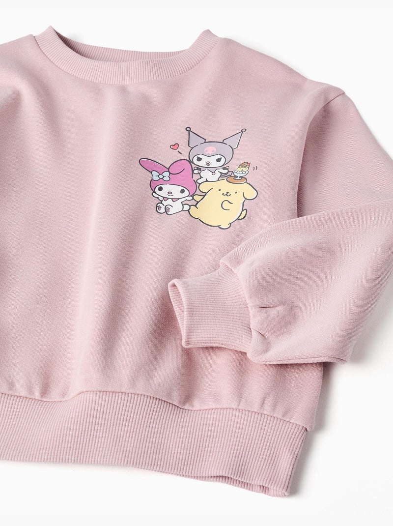 Felpa in cotone con stampa Kuromi & Friends Malva lilla - Kiabi