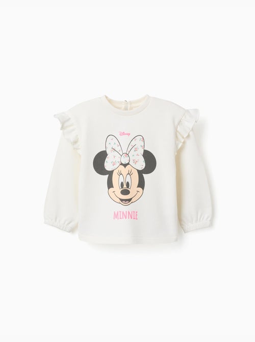 Felpa in cotone con stampa Minnie - Kiabi