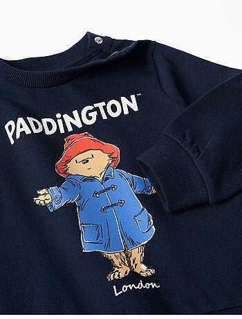 Felpa in cotone con stampa Paddington