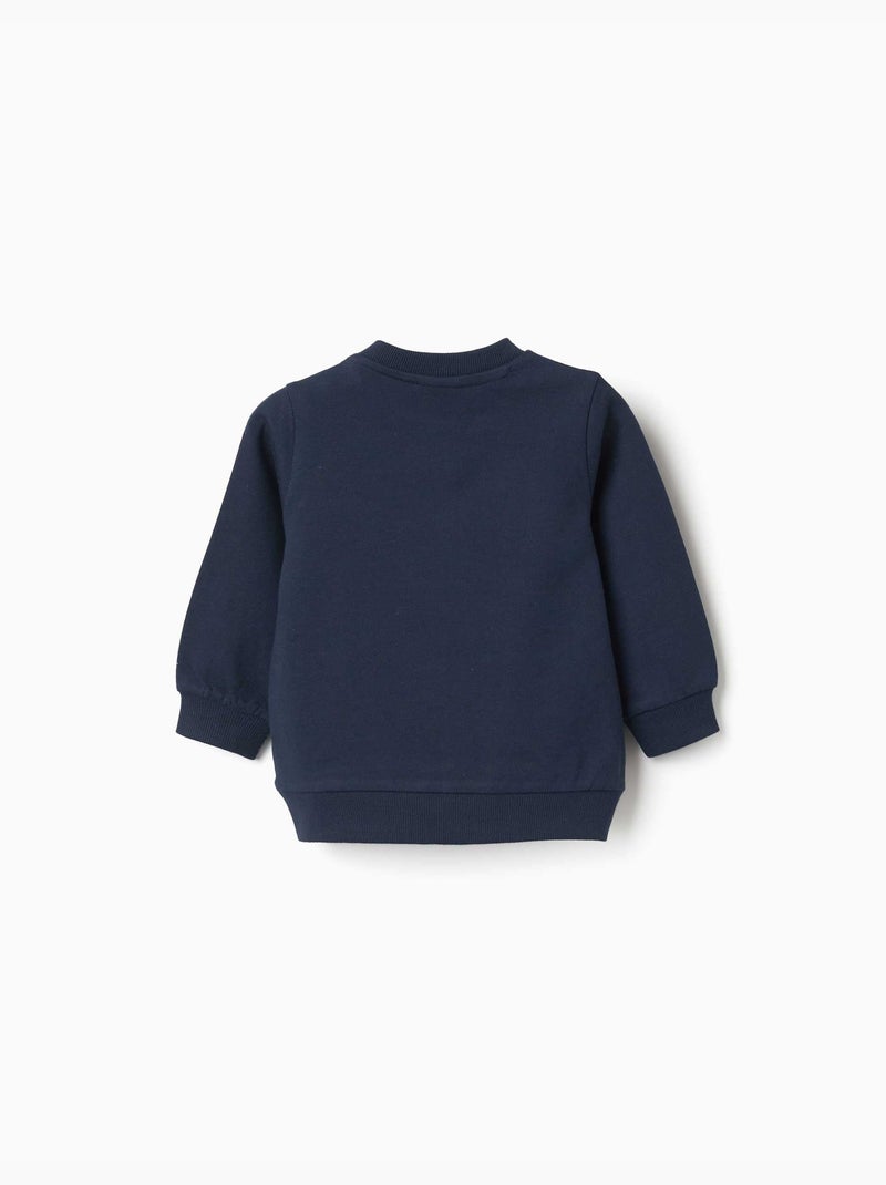 Felpa in cotone con stampa Paddington Blu scuro - Kiabi
