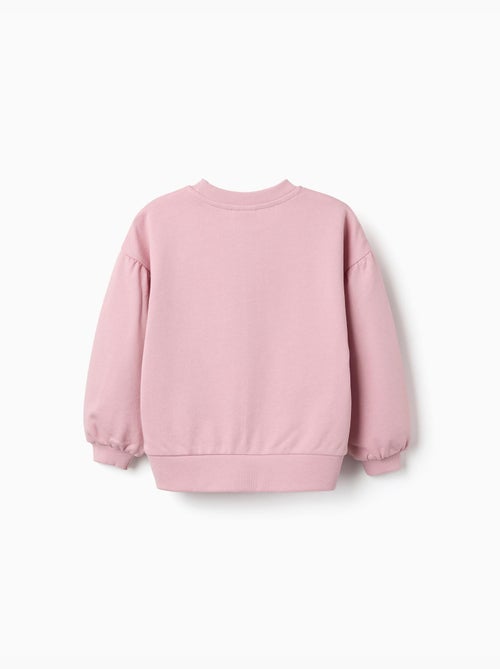 Felpa in cotone con stampa Stitch e spalle scese - Kiabi
