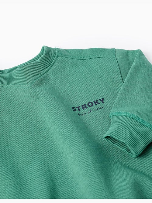 Felpa in cotone con stampa stroky - Kiabi