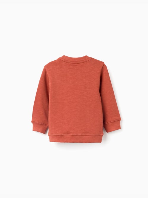 Felpa in cotone con stampa work of art - Kiabi