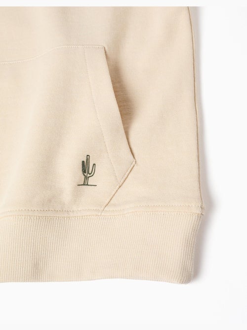 Felpa in cotone con stampa work of art - Kiabi