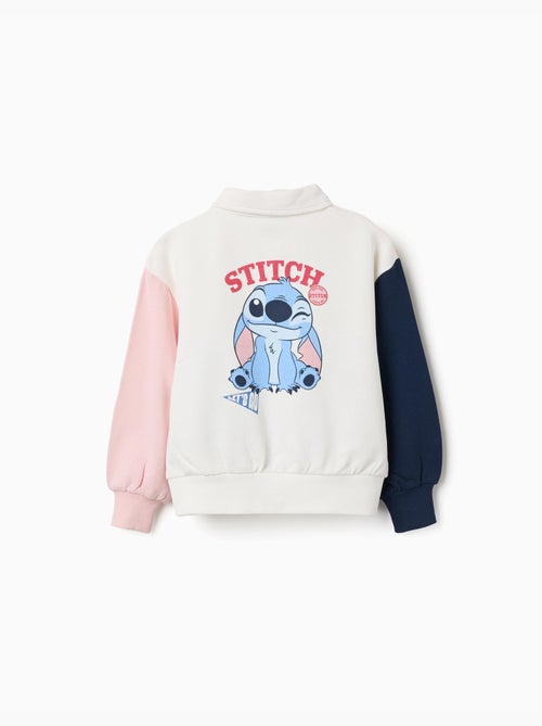 Felpa in cotone con stampe di stitch - Kiabi