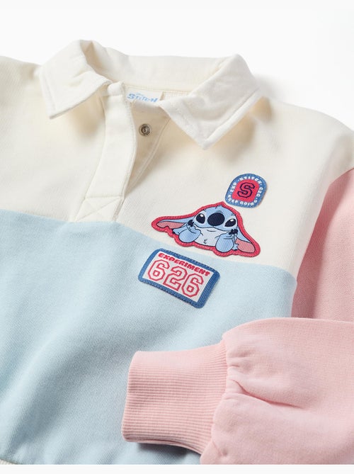 Felpa in cotone con stampe di stitch - Kiabi