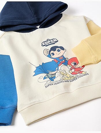 Felpa in cotone con Super Friends
