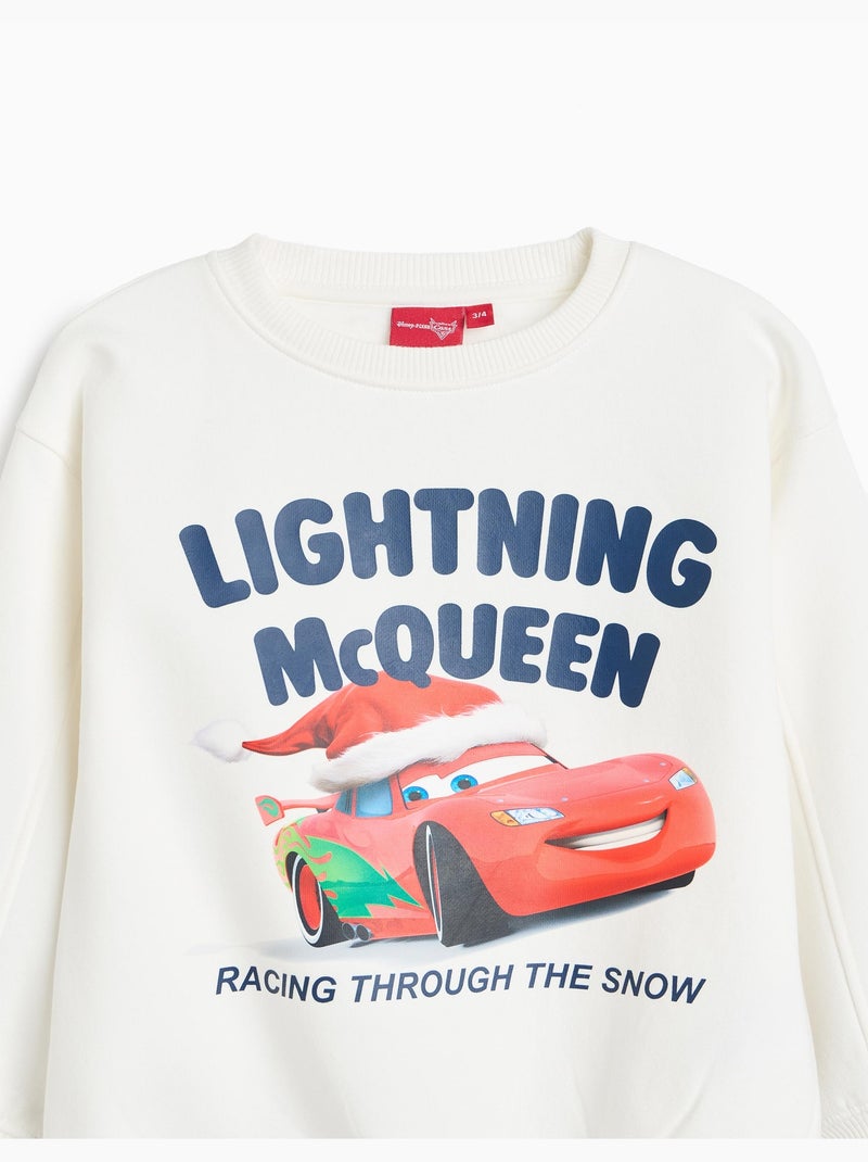 Felpa in felpa garzata « cars » © disney, mo fashion Bianco - Kiabi