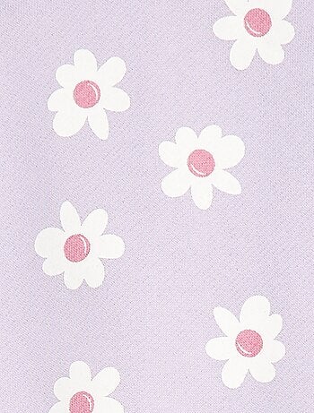 Felpa in felpa garzata con motivo