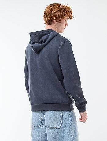 Felpa in felpa garzata con stampa