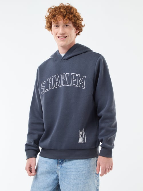 Felpa in felpa garzata con stampa - Kiabi