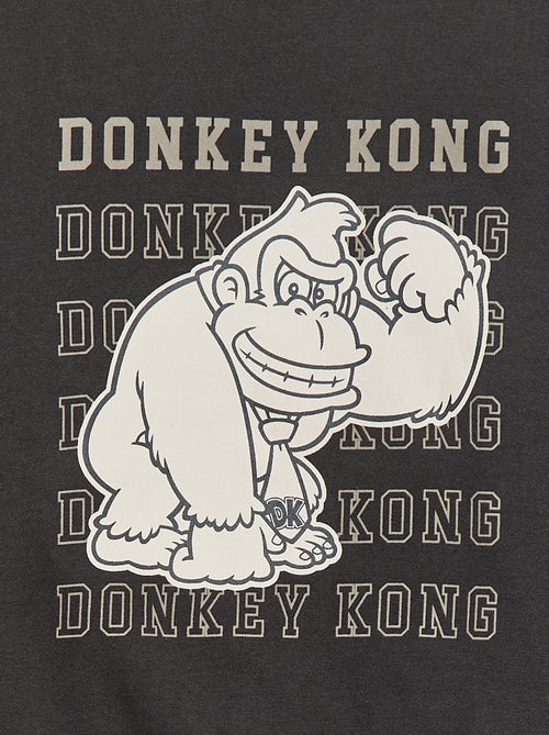 Felpa in felpa garzata con stampa 'Donkey Kong' - Kiabi