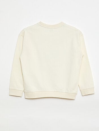 Felpa in felpa garzata con stampa 'Donkey Kong'