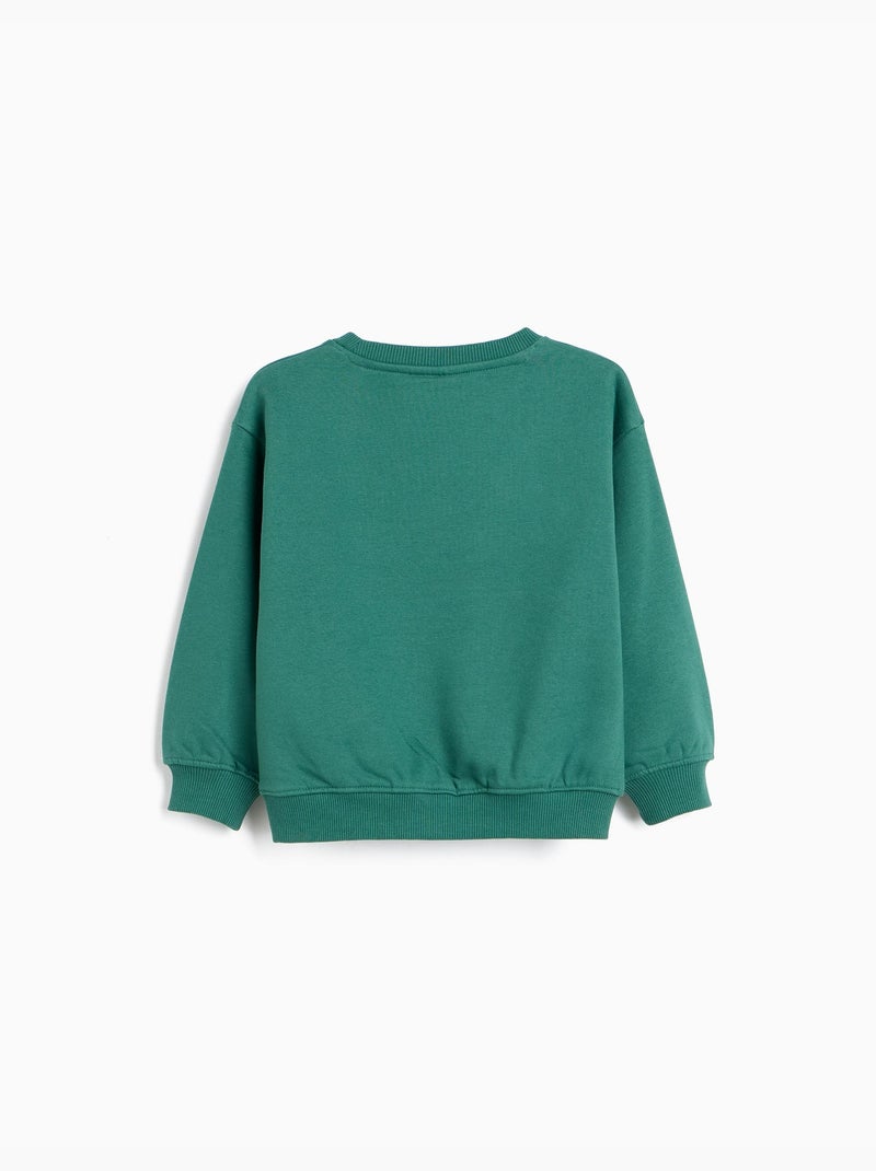 Felpa in felpa garzata « mickey » © disney, mo fashion Verde - Kiabi