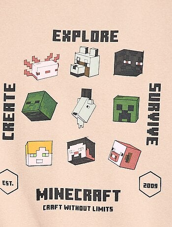 Felpa in felpa garzata 'Minecraft'
