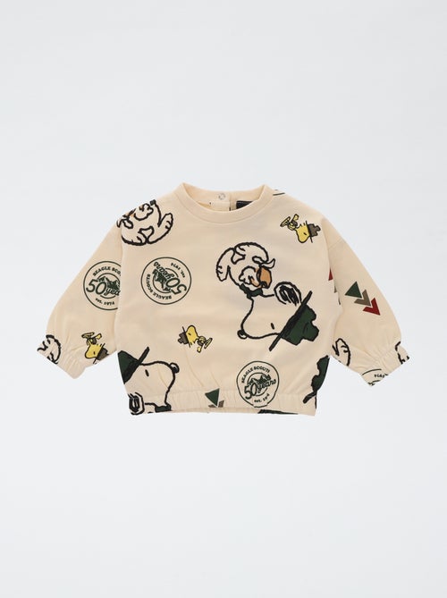 Felpa in felpa garzata 'Snoopy' - Kiabi