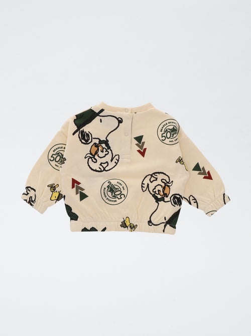 Felpa in felpa garzata 'Snoopy' - Kiabi