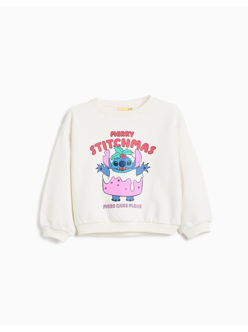 Felpa in felpa garzata « stitch » © disney, mo fashion - Kiabi