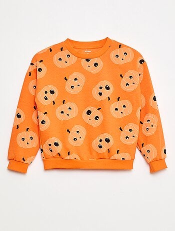Felpa in felpa stampata 'Halloween'
