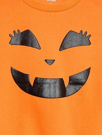 Felpa in felpa stampata 'Halloween'