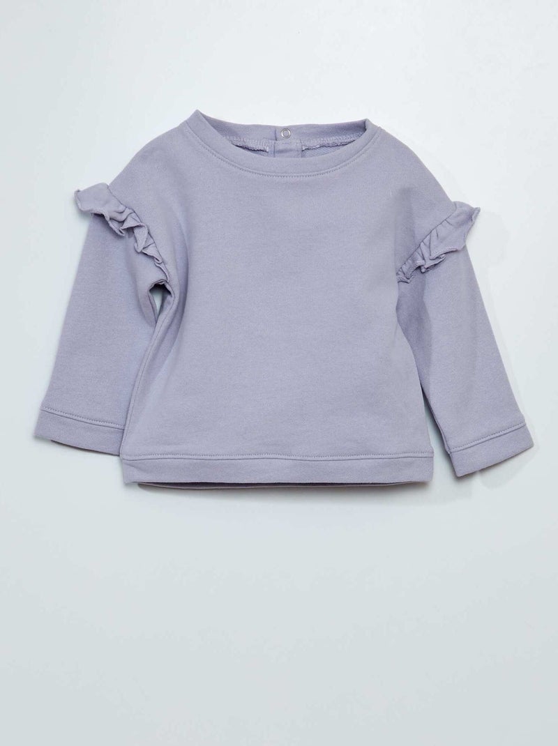 Felpa in french terry BLU - Kiabi
