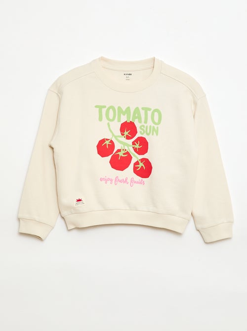 Felpa in French Terry con stampa frontale - Kiabi Felpa in French Terry con stampa frontale - Kiabi