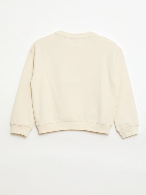 Felpa in French Terry con stampa frontale - Kiabi Felpa in French Terry con stampa frontale - Kiabi