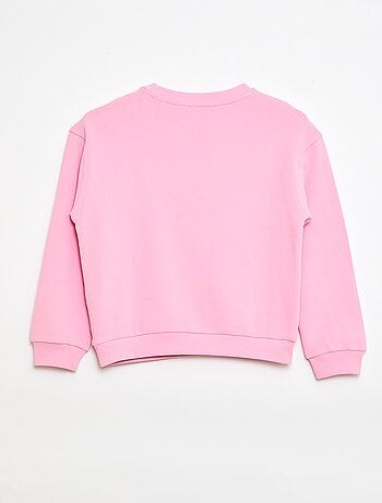 Felpa in French Terry con stampa frontale