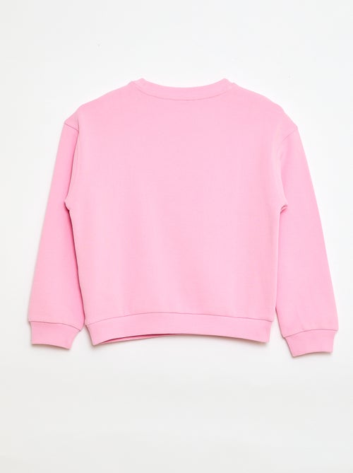 Felpa in French Terry con stampa frontale - Kiabi