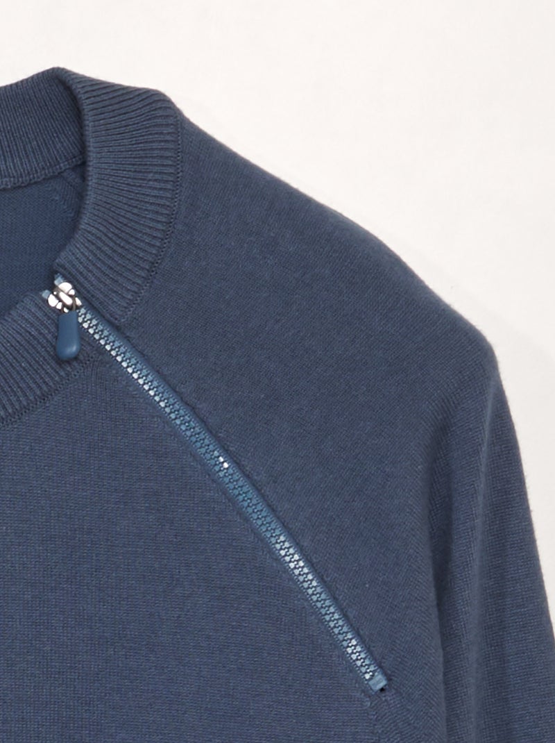 Felpa in maglia - collezione facile da indossare BLU - Kiabi