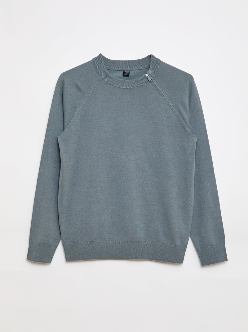 Felpa in maglia - So Easy Blu - Kiabi