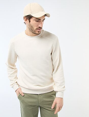 Felpa in maglia a nido d'ape