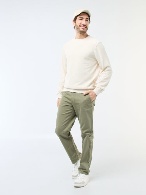 Felpa in maglia a nido d'ape - Kiabi