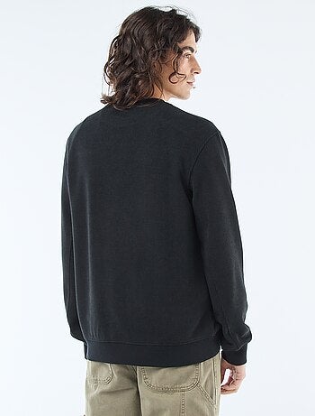 Felpa in maglia a nido d'ape