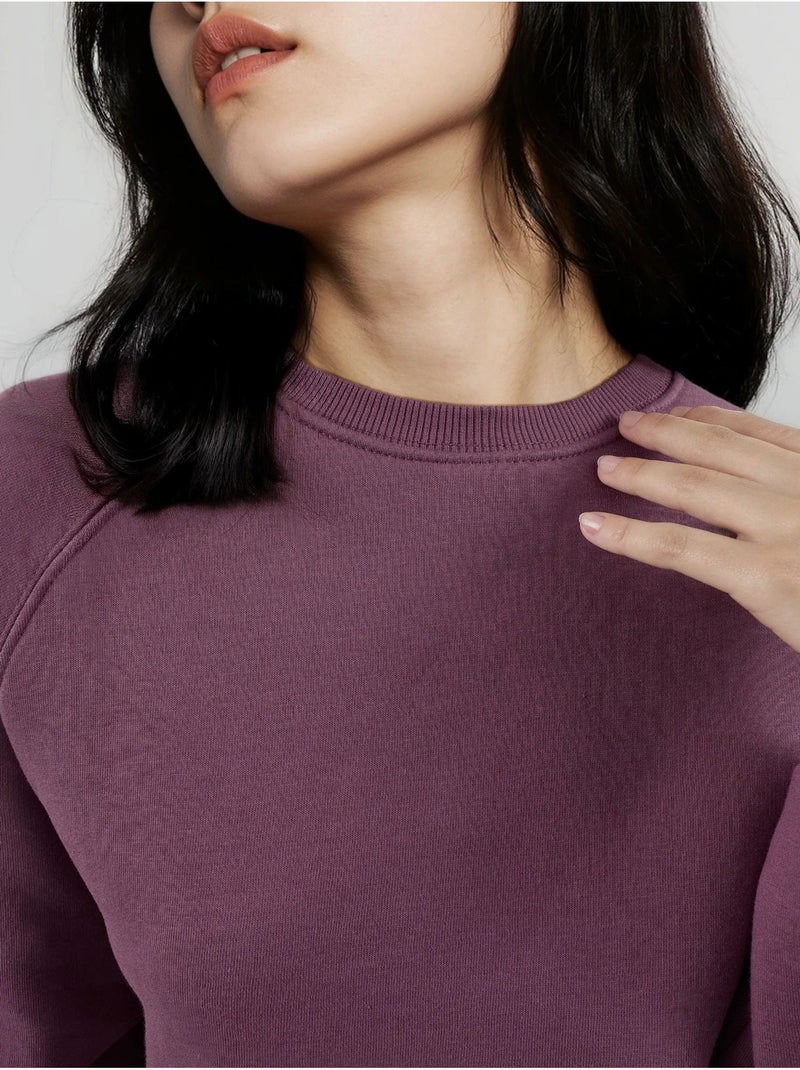 Felpa in maglia con girocollo e maniche lunghe busem Lavanda - Kiabi