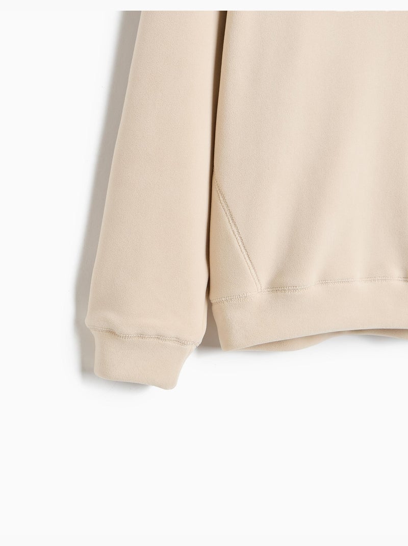 Felpa in maglia di pile, mo fashion Grigio - Kiabi