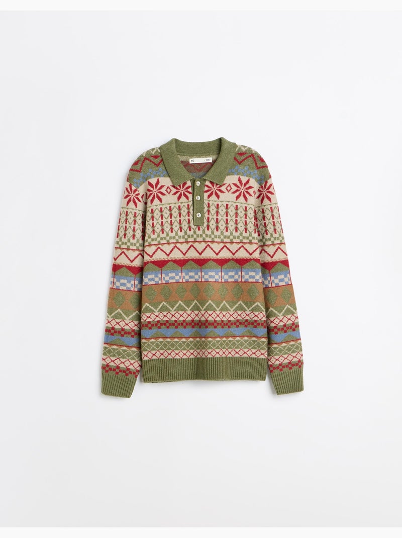 Felpa in maglia, mo fashion Verde - Kiabi