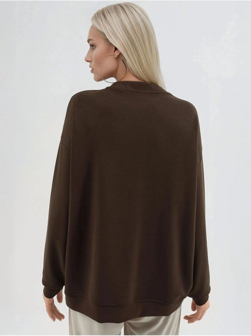 Felpa in maglia relaxed fit con girocollo busem - Kiabi