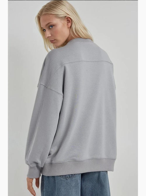 Felpa in maglia relaxed fit con girocollo hiccup - Kiabi