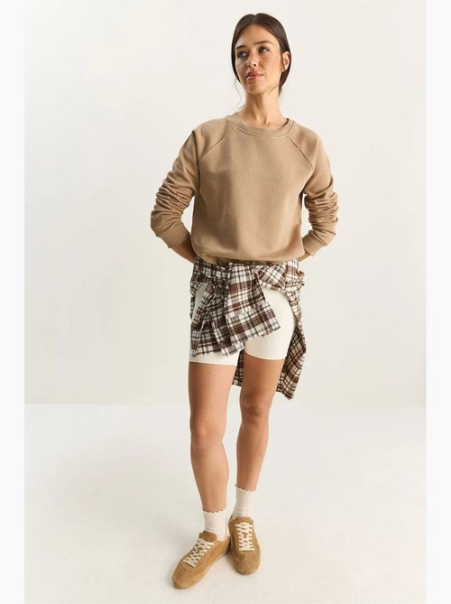 Felpa in maglia relaxed fit con girocollo lucci - Kiabi Felpa in maglia relaxed fit con girocollo lucci - Kiabi