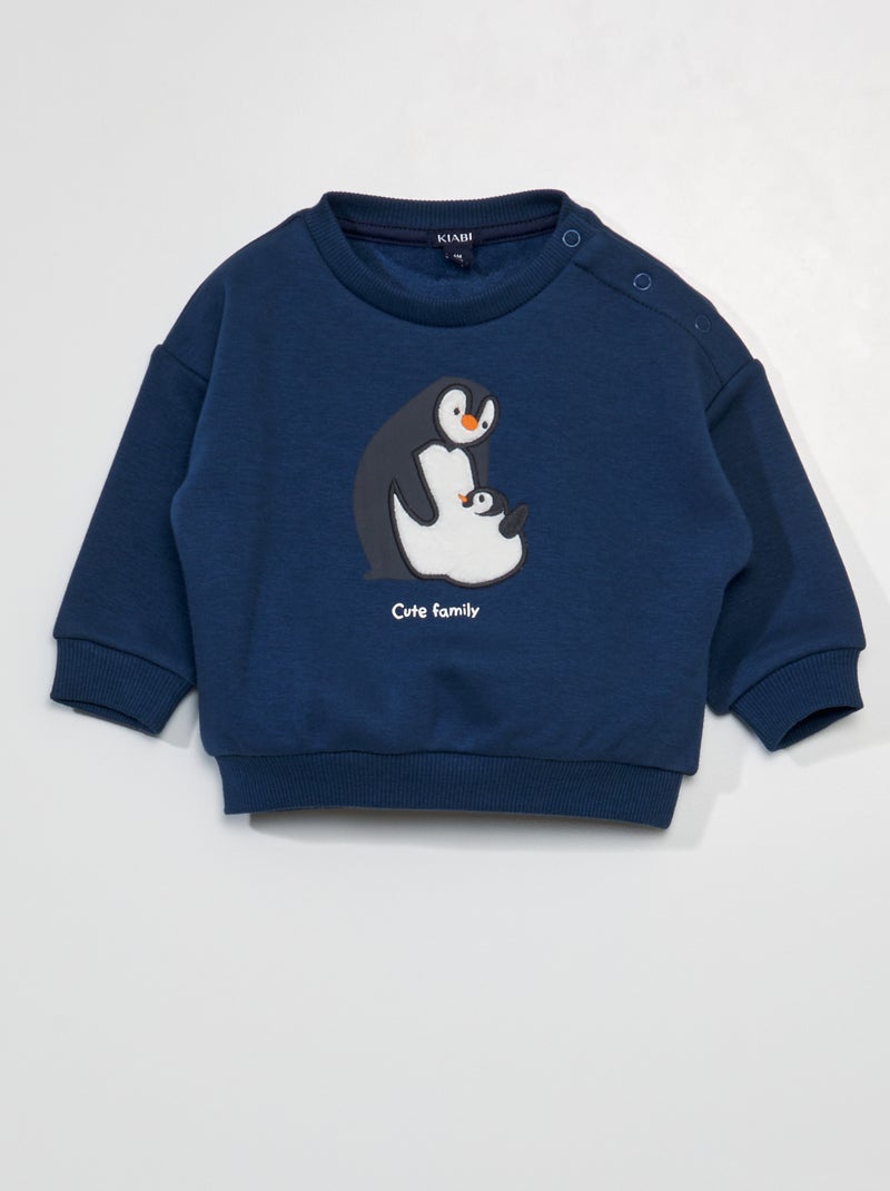 Felpa in maglia soffice - Sempre + morbidezza BLU - Kiabi